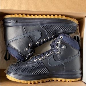 NIKE LUNAR FORCE 1 DUCKBOOT DARK OBSIDIAN BLUE